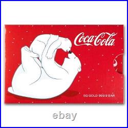 5 gram Gold Bar PAMP Coca-Cola Polar Bear