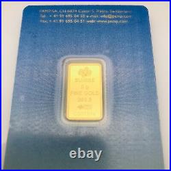 5 gram Gold Bar PAMP Suisse Faith Buddha Gold Sealed Assay VERY RARE