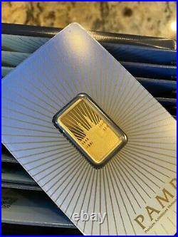 5 gram Gold Bar PAMP Suisse Faith Mecca Gold Sealed Assay RARE