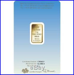 5 gram Gold Bar PAMP Suisse Faith Mecca Kabah Gold Sealed Assay RARE