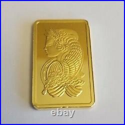 5 gram Gold Bar PAMP Suisse Fortuna 999.9 Fine