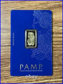 5 gram Gold Bar PAMP Suisse Fortuna 999.9 Fine in Assay