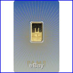 5 gram Gold Bar PAMP Suisse Mecca 999.9 Fine in Assay