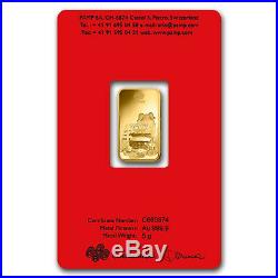 5 gram Gold Bar PAMP Suisse Year of the Pig (In Assay) SKU#173458
