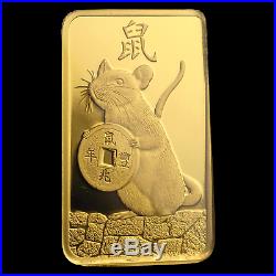 5 gram Gold Bar PAMP Suisse Year of the Rat (In Assay) SKU#198746
