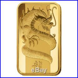 5 gram PAMP Suisse Year of the Dragon Gold Bar (In Assay)