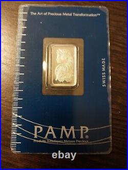 5 gram Platinum Bar PAMP Suisse Fortuna. 9995 Fine in Sealed Assay