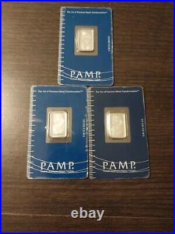 5 gram Platinum Bar PAMP Suisse Fortuna. 9995 Fine in Sealed Assay