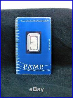 5 gram Platinum bullion PAMP Sealed and certified
