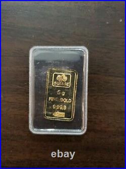 5 gram pamp suisse gold bar. Lady Fortuna
