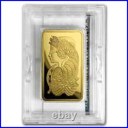 5 oz Gold Bar PAMP Suisse Lady Fortuna Veriscan (withAssay)