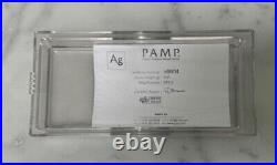 500 Gram (g) Pamp Suisse Silver Bar Hard Case & COA. STUNNING. Low b Serial #