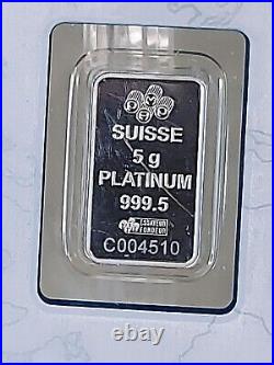 5g platinum bar pamp suisse Fortuna
