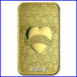 5gram Pure. 9999 Gold Love Always Pamp Suisse Sealed Bar $298.88 Sale