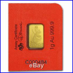 8x1 gram Gold Bar PAMP Suisse Lunar Rat Multigram+8 (In Assay) SKU#198743