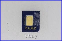 9999 Fine Gold 1 Gram Bar Pamp Suisse