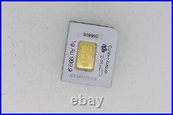 9999 Fine Gold 1 Gram Bar Pamp Suisse