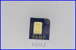 9999 Fine Gold 1 Gram Bar Pamp Suisse