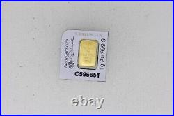 9999 Fine Gold 1 Gram Bar Pamp Suisse