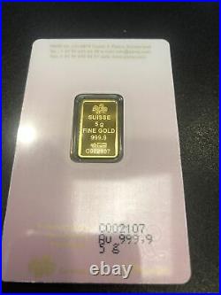 9999 GOLD 5g 5 Grams Bar Love Always. Very Rare. Only Ones For Sale Right Now