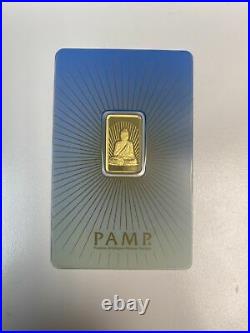 9999 GOLD 5g 5 Grams Buddha PAMP Bar