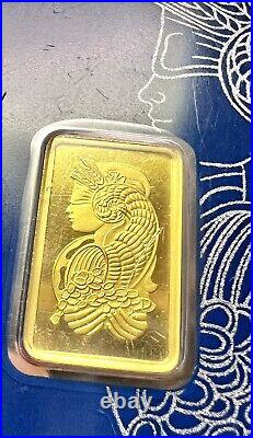 AMAZING DEAL! 5 gram Gold Bar PAMP Suisse Fortuna 999.9 Fine in Sealed Assay