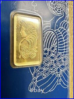 AMAZING DEAL! 5 gram Gold Bar PAMP Suisse Fortuna 999.9 Fine in Sealed Assay