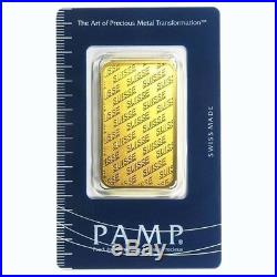 Box of 25 1 oz Gold Bar PAMP Suisse New Design (In Assay)