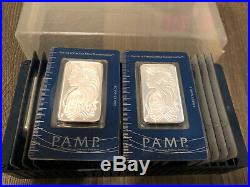Brand New Case (25) Bars Pamp Suisse 1 Oz 999 Fine Silver Sealed
