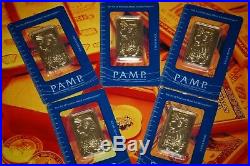 Credit Or Pamp Suisse 1 Oz. Fine. 999 Gold Bars In Assay Certificate! Beautiful