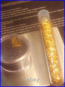 DYNAMIC DUEL Valcombi SUESS 1 Gram PURE GOLD & 1 TUBE 24k OREGON GOLD FLAKES