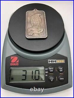 Exremely Rare Pamp Suisse 1oz Silver Bar One Troy Ounce Pendant Type Charm