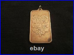 Exremely Rare Pamp Suisse 4 Seasons Silver Bar! One troy ounce Pendant type