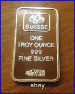 Extremely Rare PAMP FOUR SEASONS Suisse- 1 oz fine Silver Bar 999 Mint condition