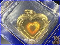 Extremely Rare Sealed Pamp Suisse Hologram Gold Dream Heart 14ct 2.7g