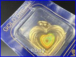 Extremely Rare Sealed Pamp Suisse Hologram Gold Dream Heart 14ct 2.7g