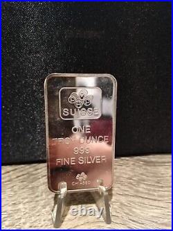 Extrmely Rare Pamp Suisse Nude Honeycomb & Bees 1 Oz Silver Bar. 999 In Capsule