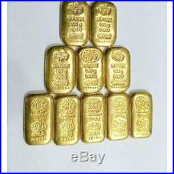 GOLD BARPAMP 100 Gram Gold Bar Minted 24 KARAT 9999.999 PURITY