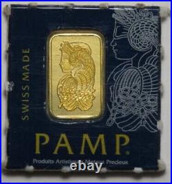 Gold And Platinum Pamp Suisse (1) Gram Each