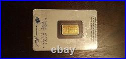 Gold Bar 2.5 Gram Pamp / Swiss Made / Certified in Package with Cert #
