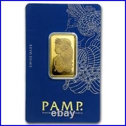 Gold Bullion PAMP 20.0gm Bar 999