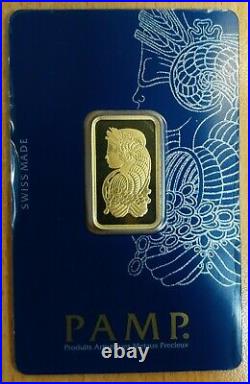 Gold Bullion PAMP 5gm Bar 999