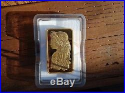 IRA Approve 10 oz Gold Bar Pamp Suisse Fortuna 999.9 Fine 24kt in Case withAssay