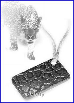 IcOns SKINS Stylish Silver Bar Leopard with hanger SUISSE-PAMP