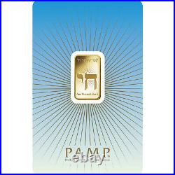 L@@K PAMP 5g GOLD Bar Am Yisrael Chai Minted PREPPER Survival Investment