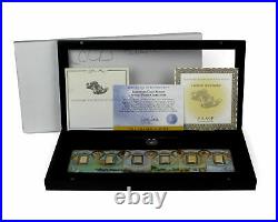 Legendary Gold Rushes of the World Collection PAMP Gold Bar and Nugget Set