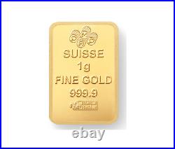 Lot of 2 1 Gram PAMP Suisse Lady Fortuna Veriscan Gold (Breakable from 25x1g)