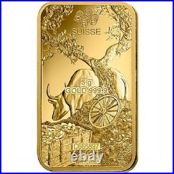 Lot of 2 5 gram PAMP Suisse Year of the Ox Gold Bar (In Assay)