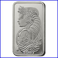 Lot of 5 1 gram PAMP Suisse Lady Fortuna Platinum Bar. 9995 Fine (In Assay)