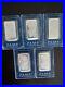 Lot of 5 1 oz Pamp Suisse Lady Fortuna. 999 Fine Silver Bar In Assay Card